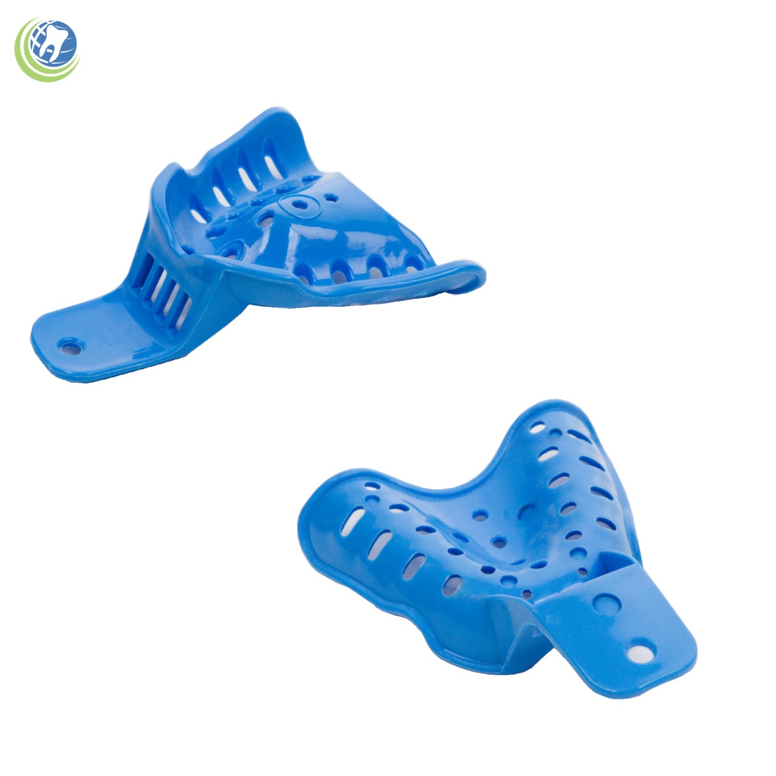 Dental Plastic Edentulous Disposable Impression Trays Autoclavable Upper 5 Sizes