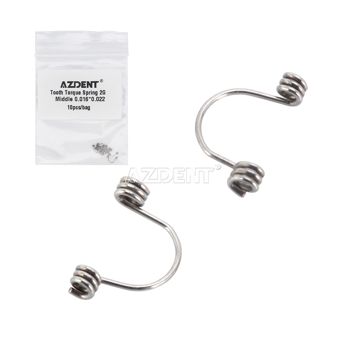 1 Pack Dental Orthodontic Anterior Teeth Torque Rectangular Springs 12 Size