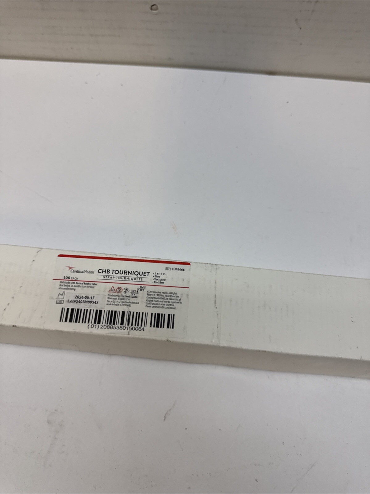 Cardinal Health CHB TOURNIQUET 1″ X 18″ Blue Textured Box Of 100 New Non Latex