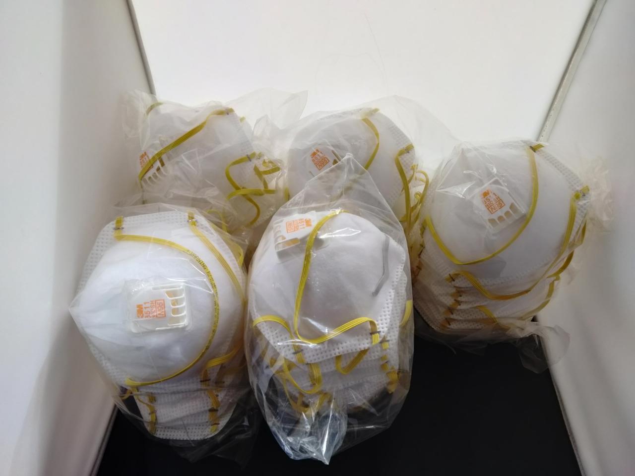 Lot-5 Packs/ 50 Masks Total 3M 8511 NIOSH N95 Masks with Respiratior