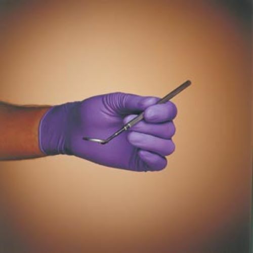 HALYARD PURPLE NITRILE EXAM GLOVES, MEDIUM, 100/BOX, 1 BOX, 55082