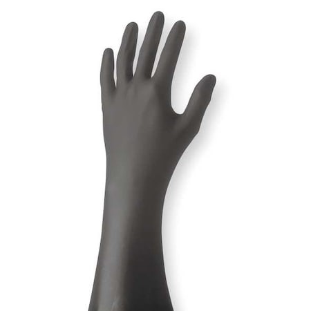 Showa 7700Pfts 7700Pft, Disposable Gloves, 4 Mil Palm, Nitrile, Powder-Free, S