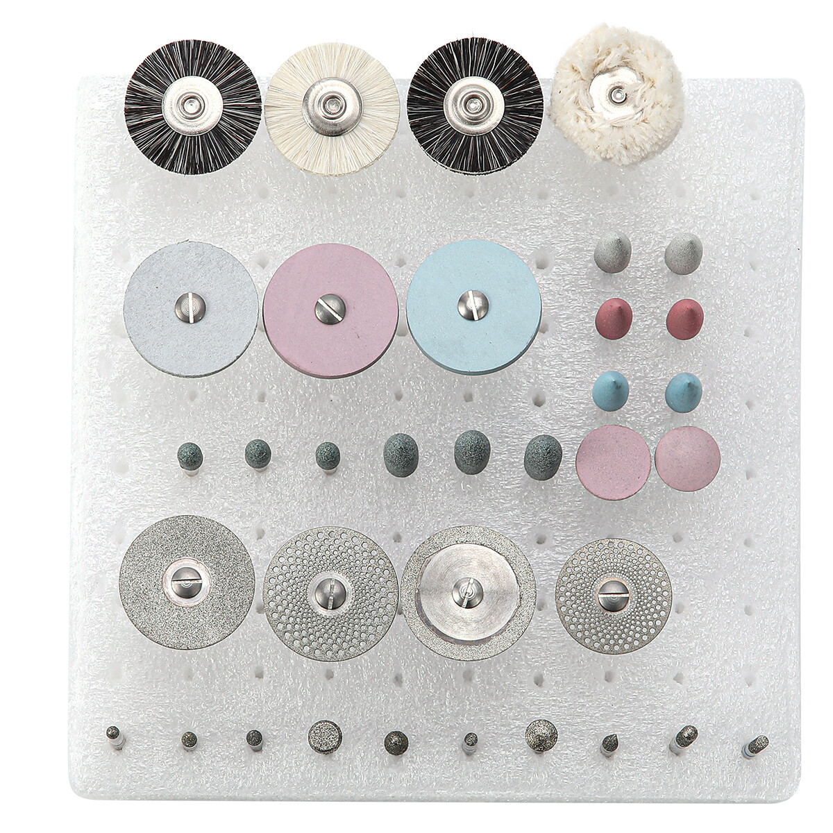 15Style AZDENT Dental Diamond Burs Composite Resin Polishing Kit FG RA HP