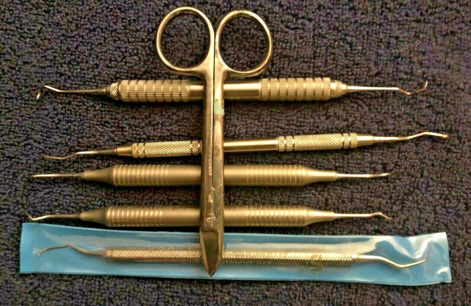 HOLIDAY FLASH SALE-5 USED DENTAL HAND INSTRUMENTS and ONE BRAND NEW ONE