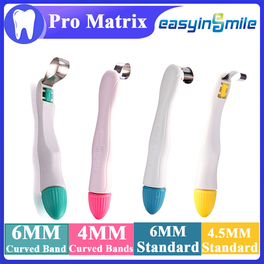 Dental Pro Matrix Bands Pediatric restoration Contoured Matrices bands 4.5mm&6mm