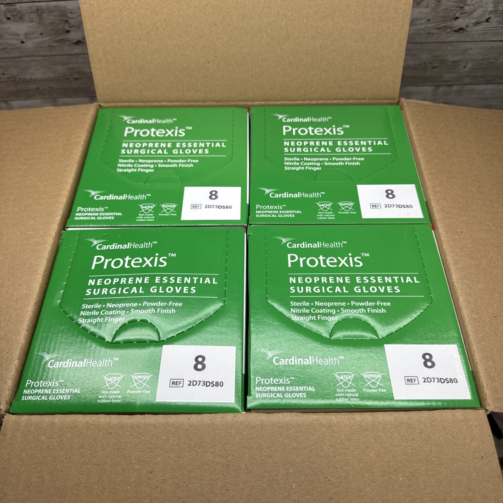 Protexis Neoprene Essential Surgical Gloves *1 CASE 200 Pair* Size: 8 *See Date*