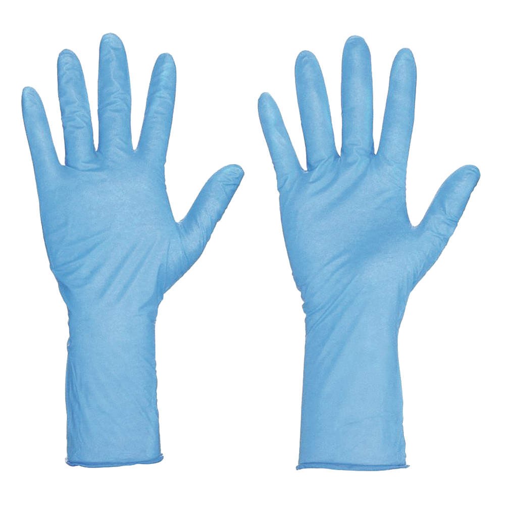 MCR SAFETY 6012L Disposable Gloves,Nitrile,L,PK1000 26K891