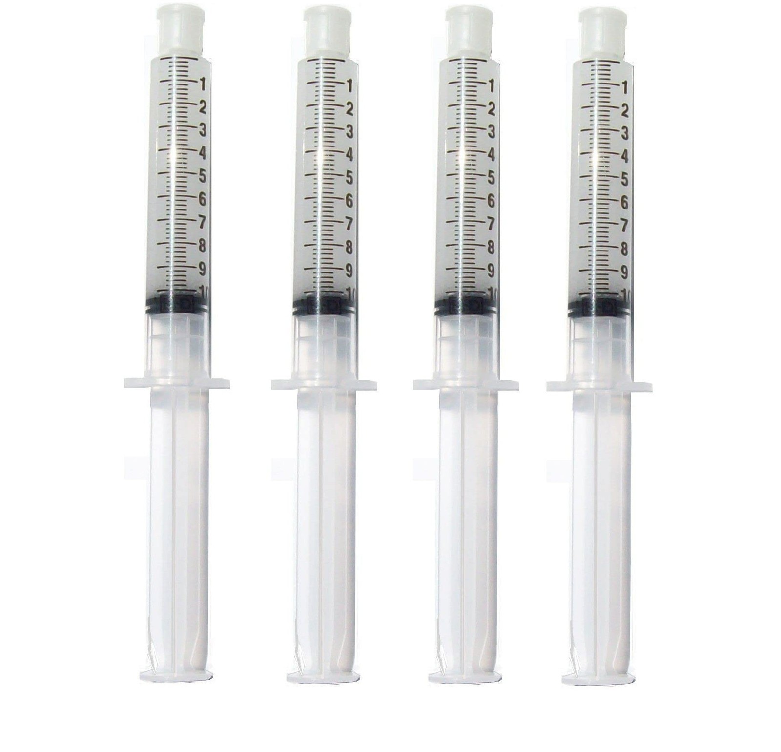 Teeth Whitening Gel Syringe 10ml Dispensers 44% Carbamide 1 Count (Pack of 4)