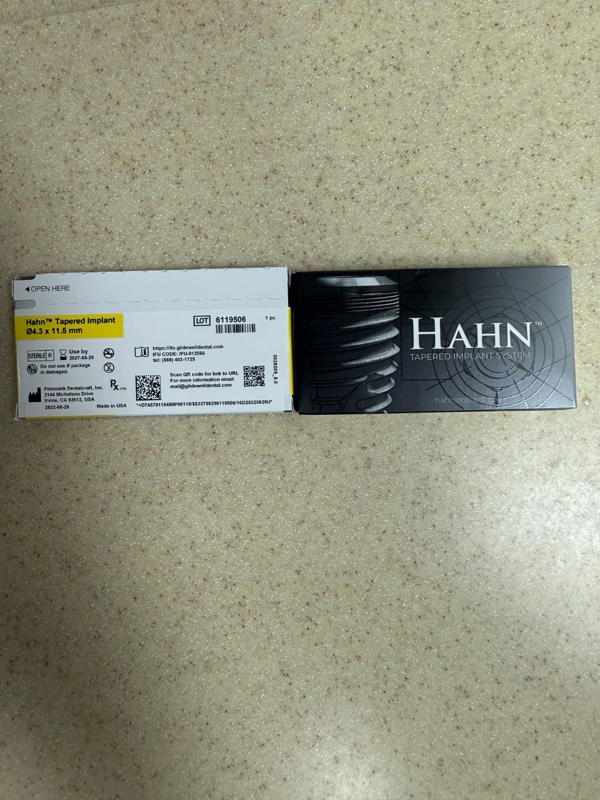 Hahn Tapered Implant 4.3 X 11.5 Mm