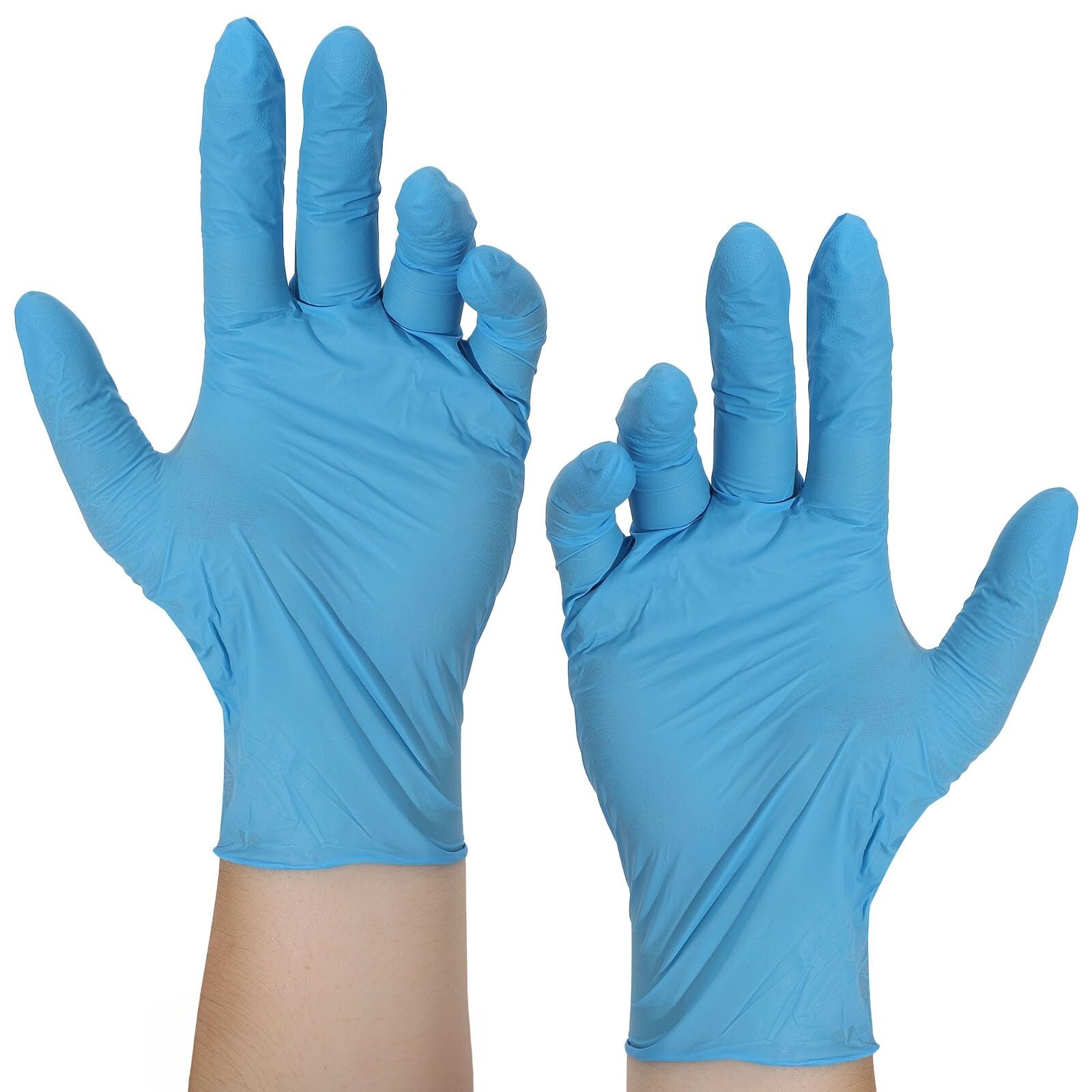 Dental Grade Leone Examination Nitrile Gloves 4.0G Finger Tips Texture Latex