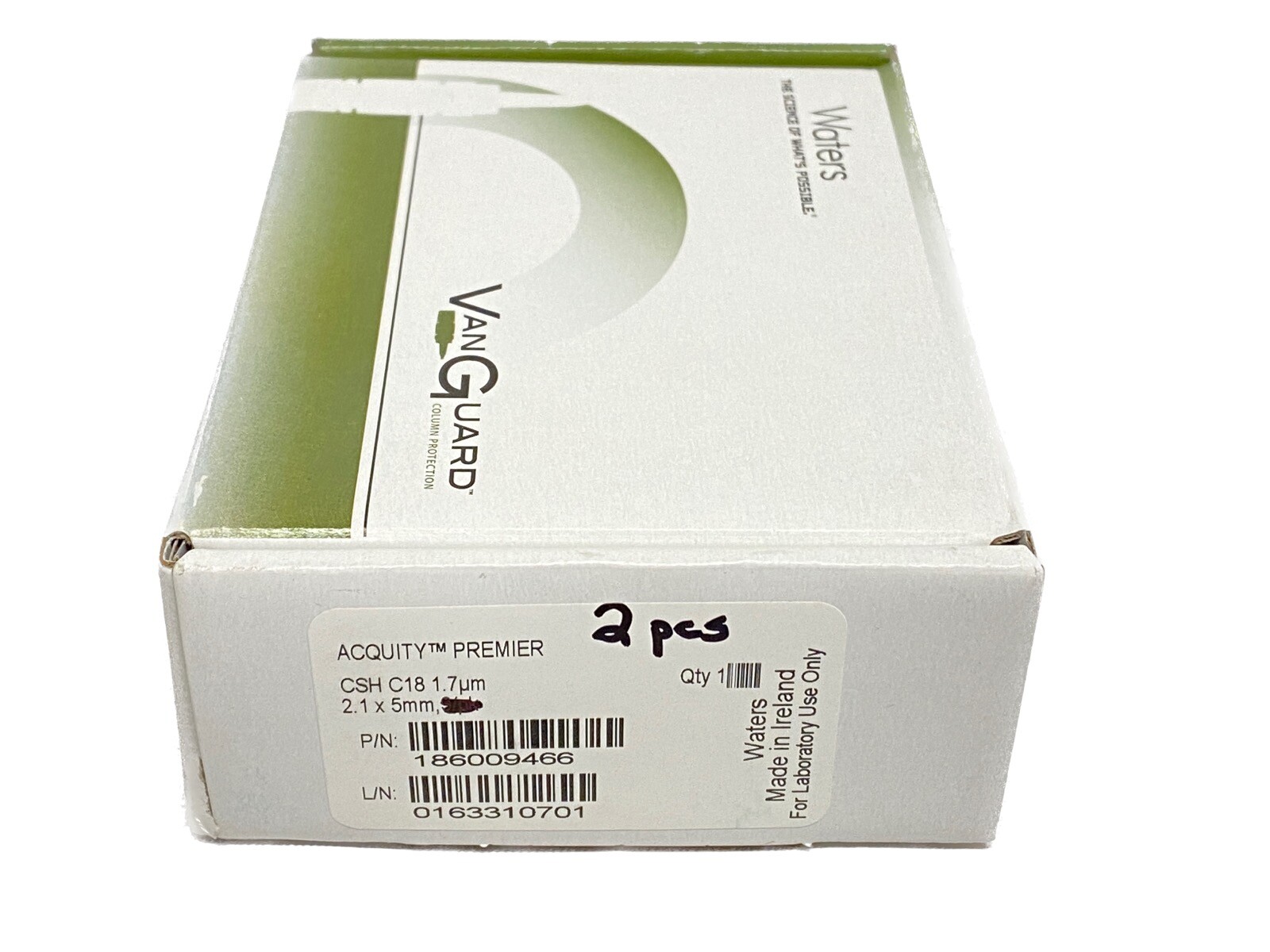 (2 Pcs) WATERS ACQUITY Premier CSH C18 VanGuard FIT Cartridge 2.1x5mm 186009466