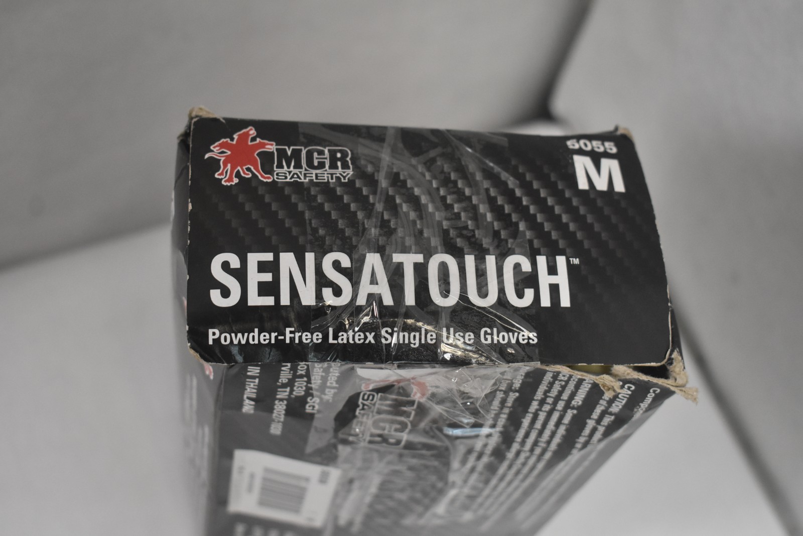 Lot of 100 MCR Safety 5 Mil Powder Free Latex Gloves Disposable Medium Size 5055