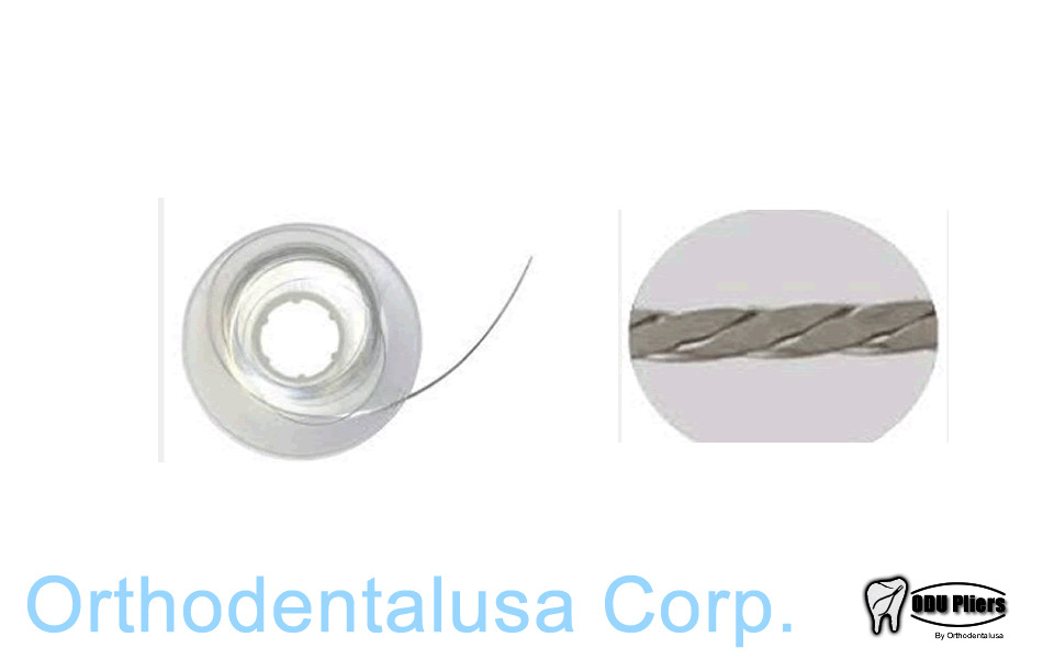 SET x 3 / Flat Lingual Retainer Wire 3-Strand 010″x028″ 60 inch spool SS