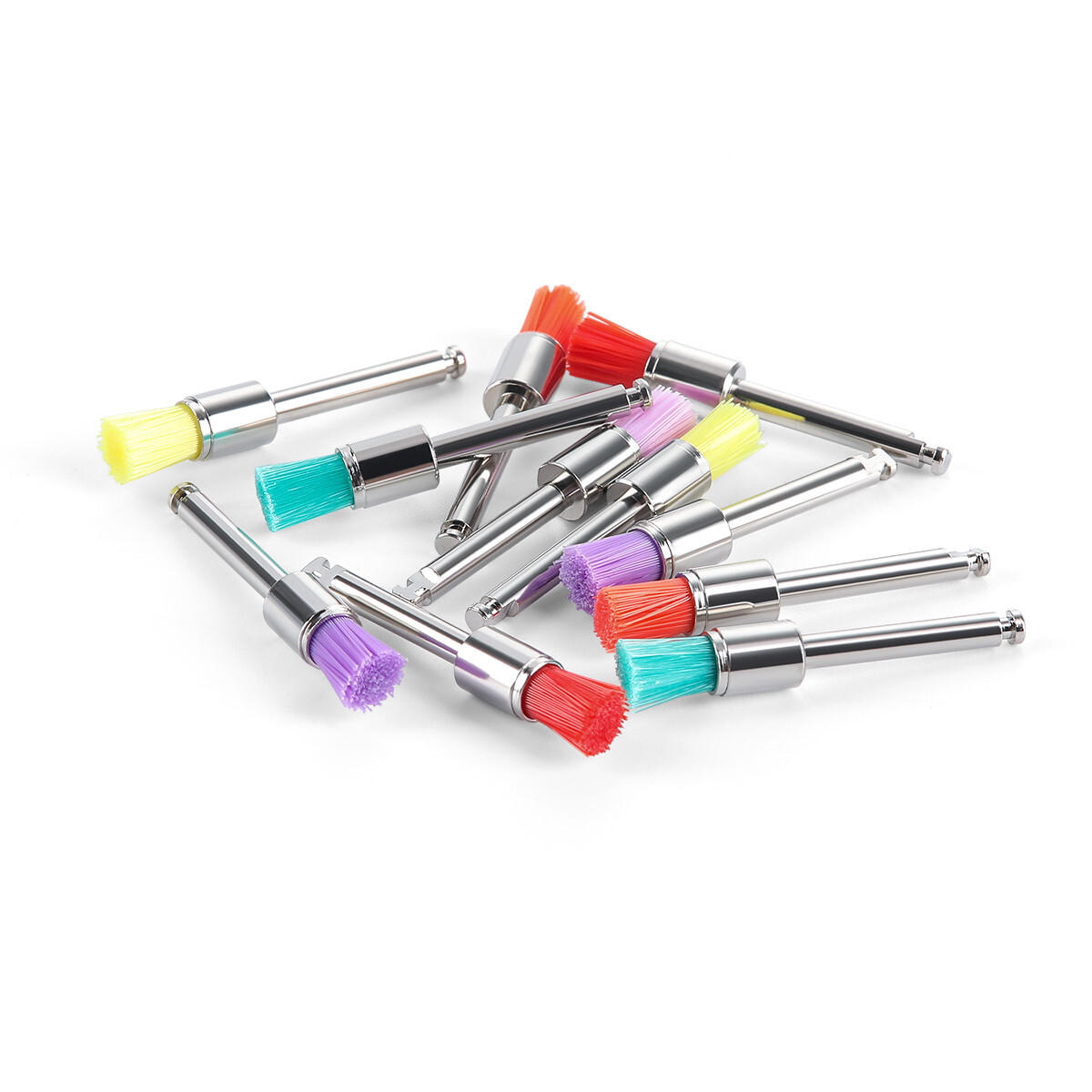 1Box/100pcs Dental Colorful Nylon Bowl Polishing Polisher Prophy Brushes