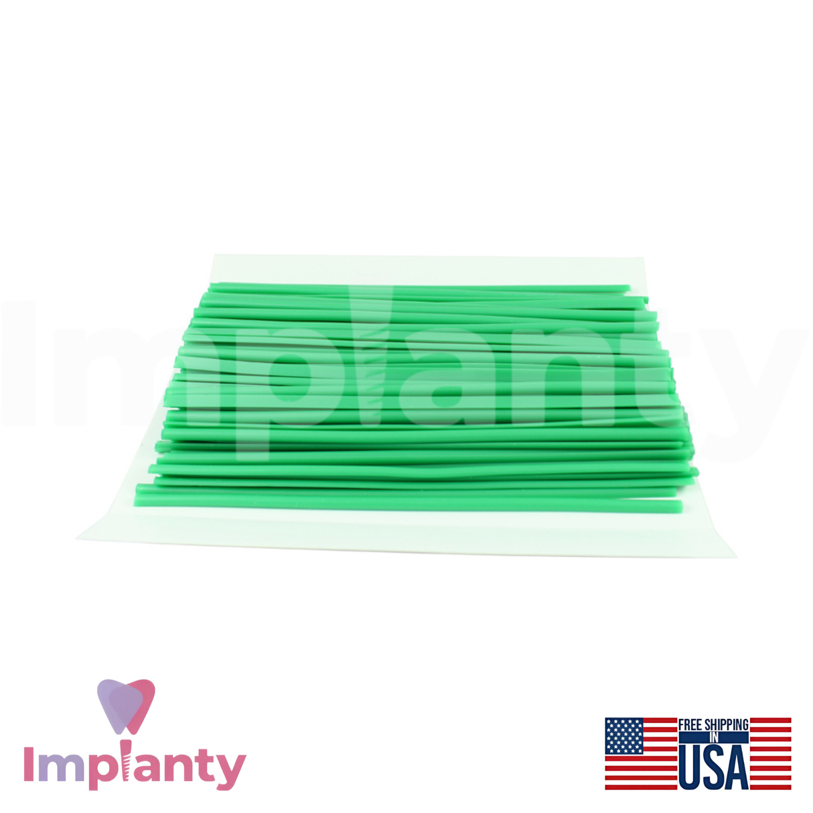 Wax Half Round Green Sticks 3.5×1.75mm 65g Dental Lab Applications Strengtheners