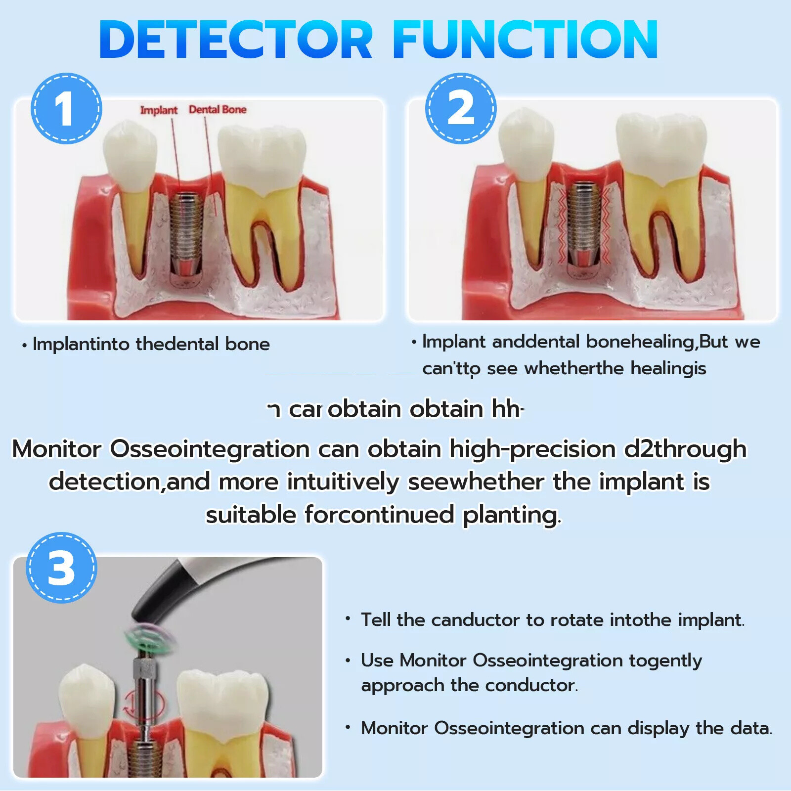 DENTAL NEW OSSEOINTEGRATION IMPLANT STABILITY METER FAST SHIPPING