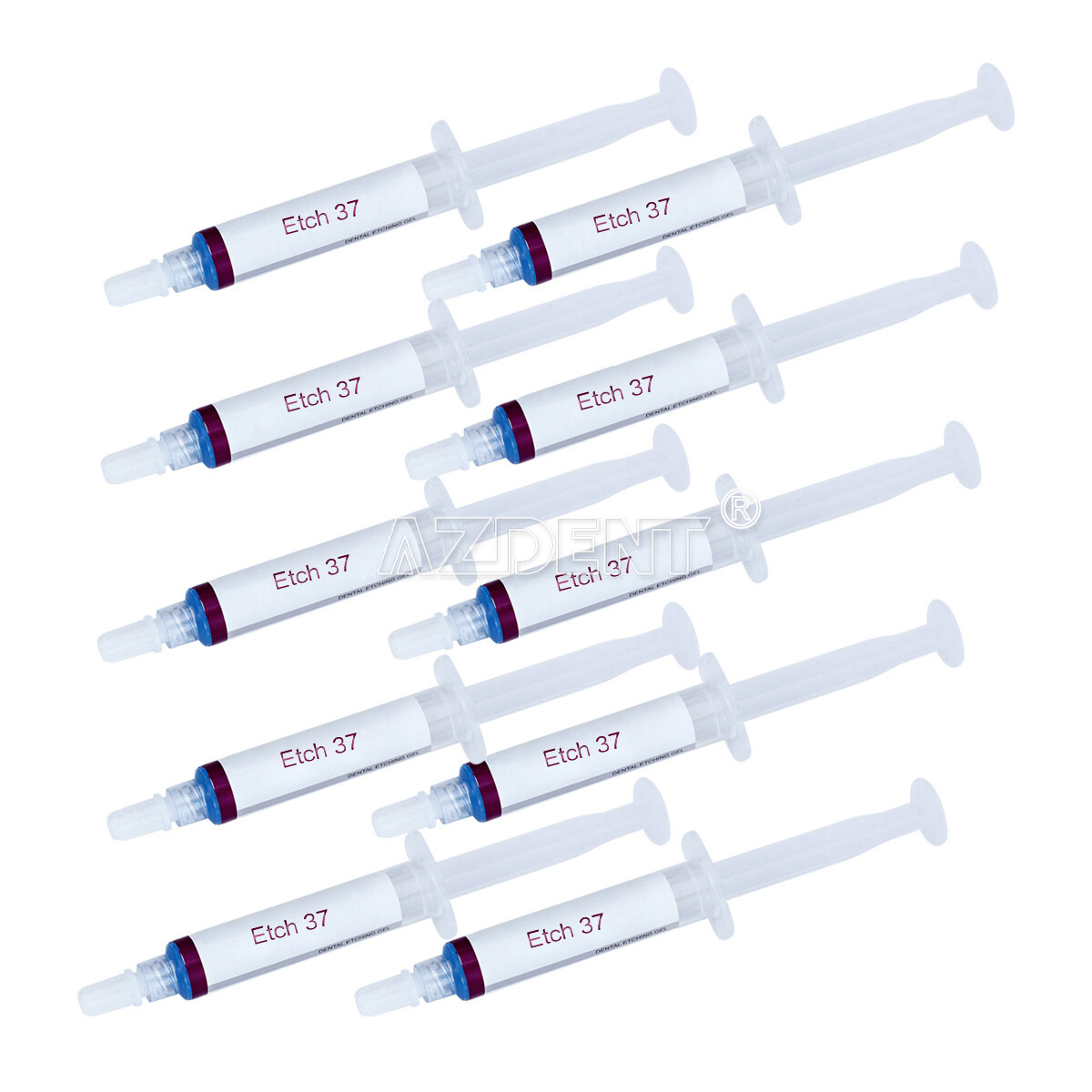 Dentex Etchant Gel 37% polymer thickened Acid Etching Silica Gel 5 ml/syringe