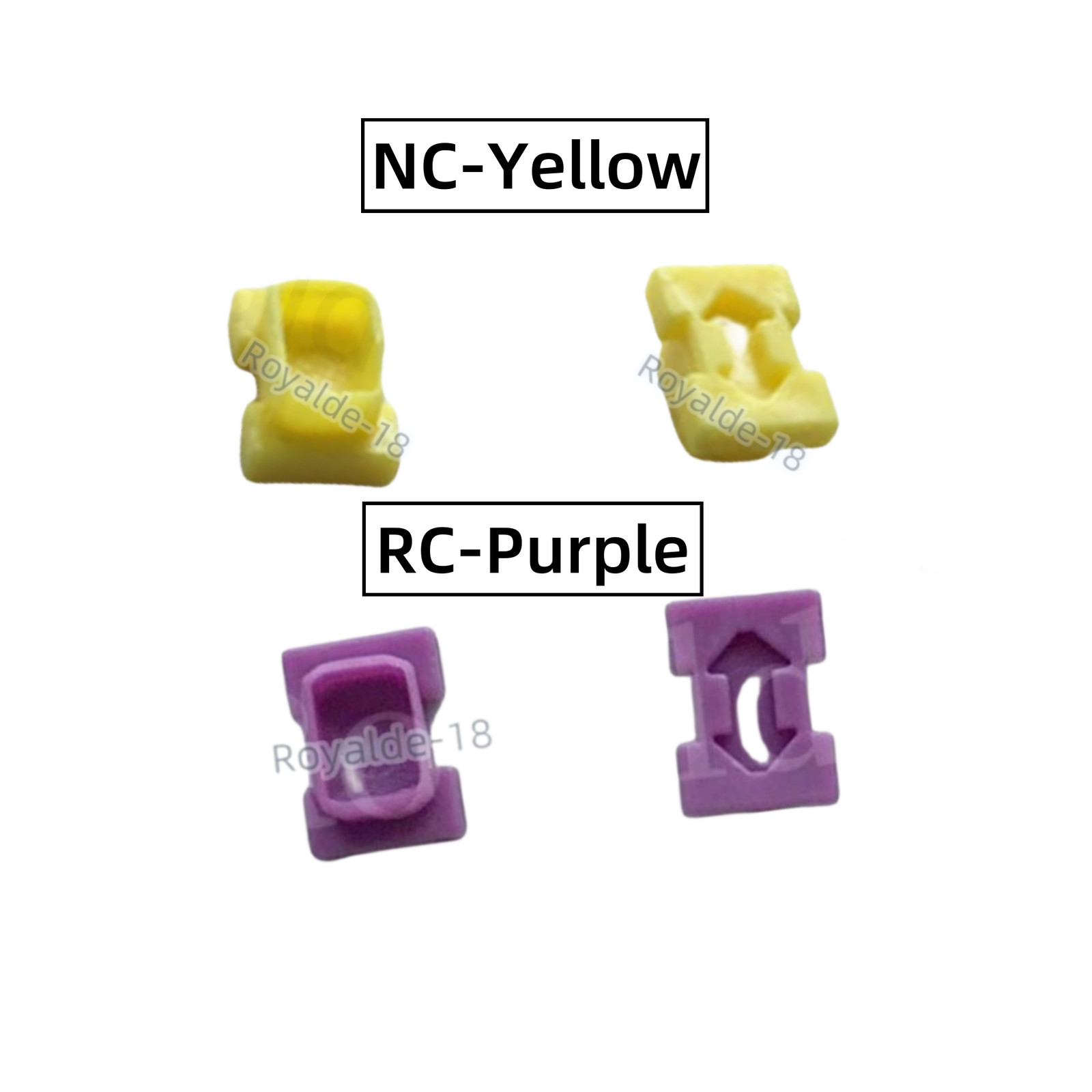 Dental Caps Close Red Plastic Cap Closed Tray Impression Coping RN/RC/NC