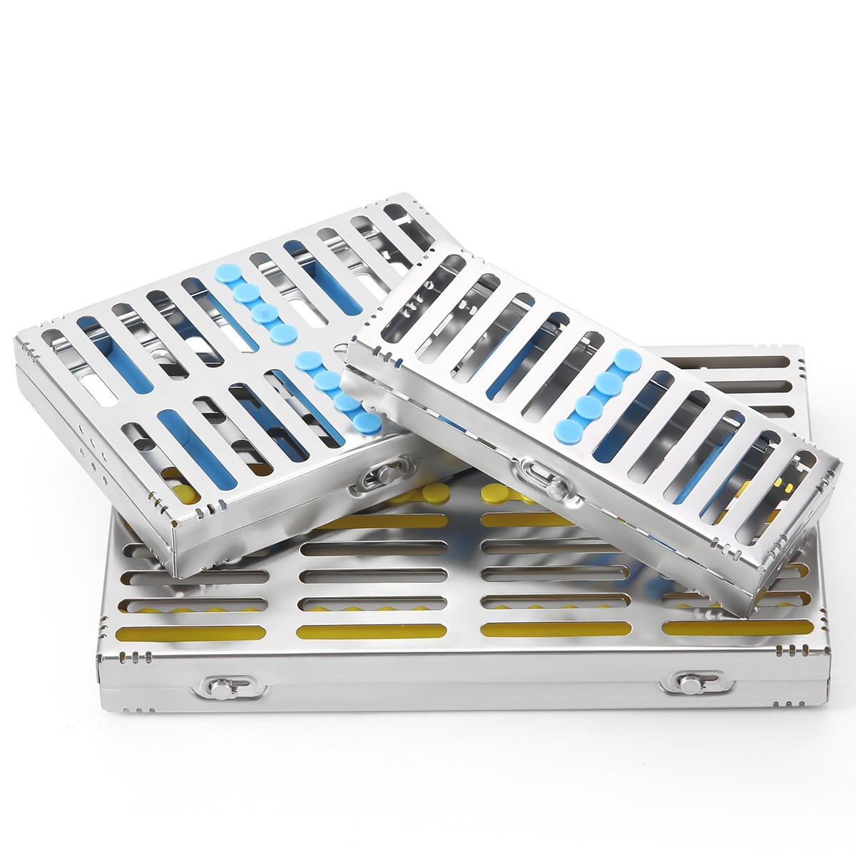Dental Surgical Sterilization Instrument Tray Rack Autoclavable Disinfection Box