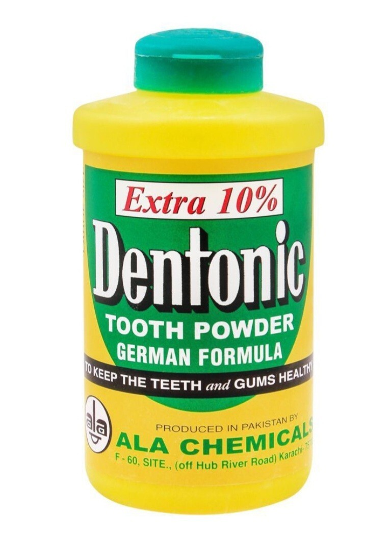 Dentonic Tooth Powder 90 Grams Shipping From USA (PACK OF 2)