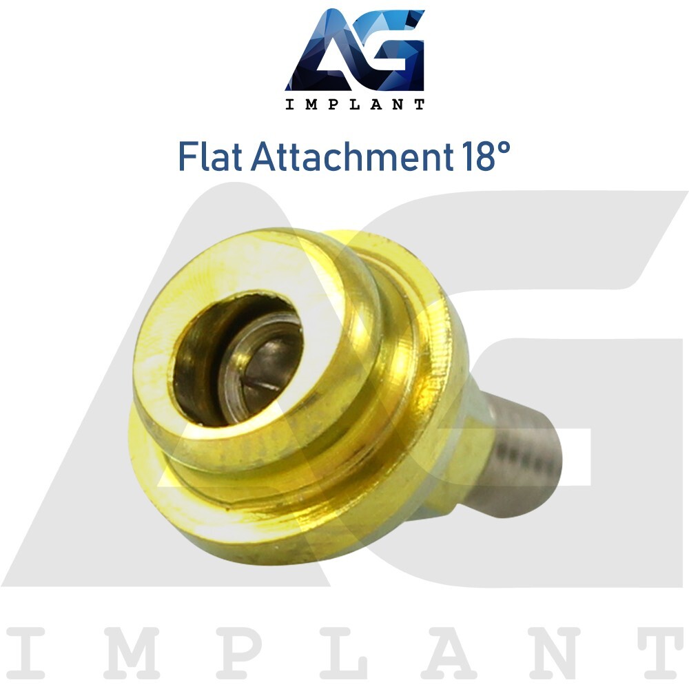 5 Angled 18° Flat Attachment Titanium Prosthetic System Narrow Platform (NP)