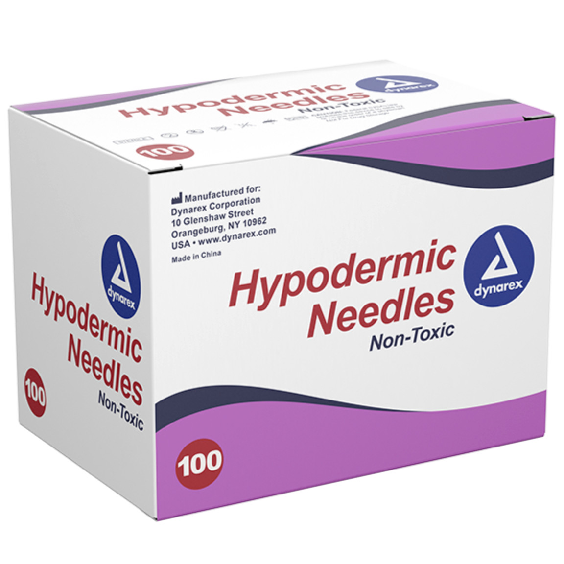 Dynarex, Non-Toxic, 21G, 1½» – Box of 100