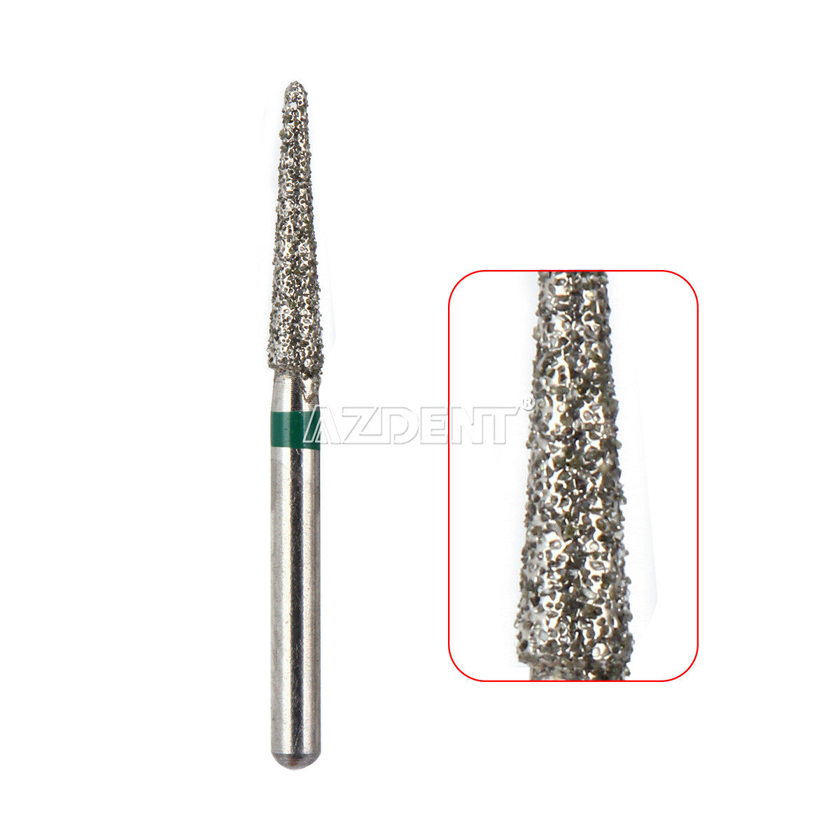 100Pc/200Pc AZDENT Dental Diamond Burs polishing Kit FG for High Speed Handpiece