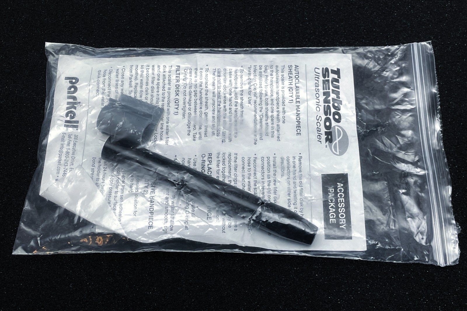 Parkell Turbo Sensor D560 Autoclavable Handpiece Sheath & Handpiece Holder