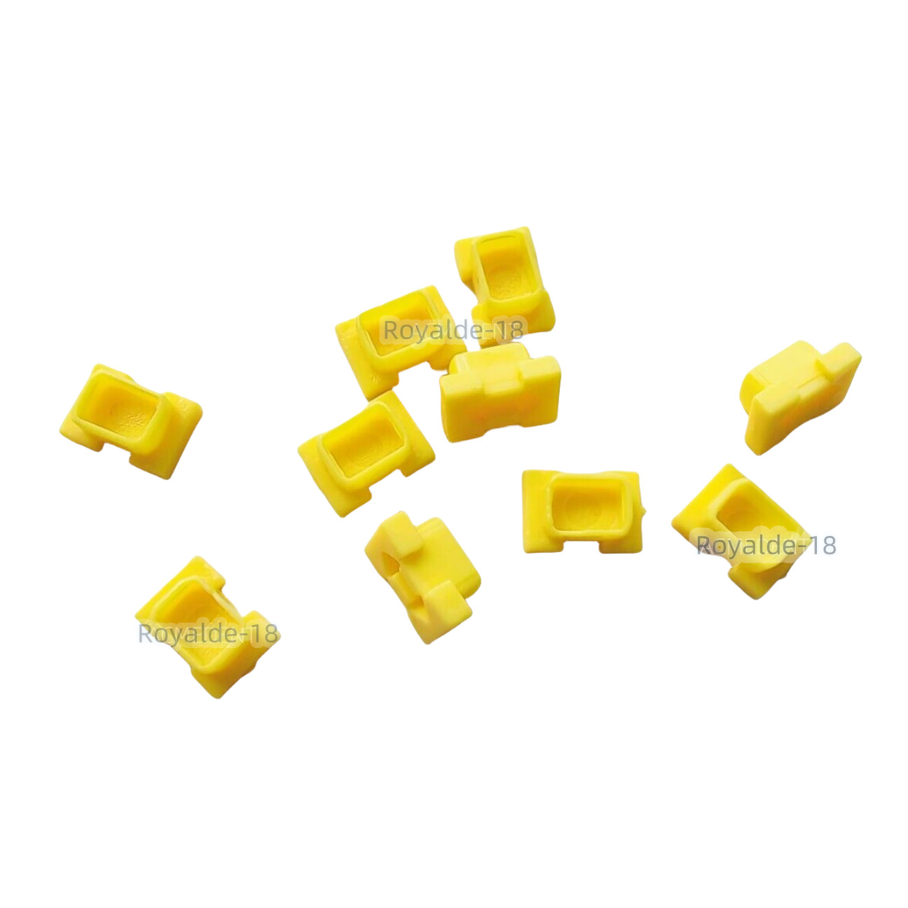 Dental Caps Close Red Plastic Cap Closed Tray Impression Coping RN/RC/NC