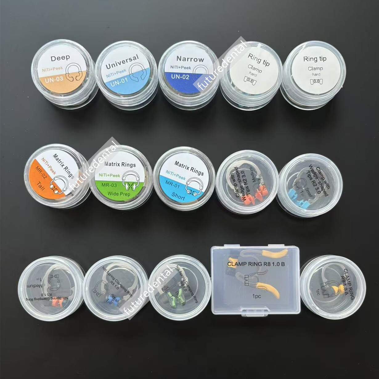 Dental Matrix Ring Matrice Bands Clamp V3 Ring Ni-Ti Fit Garrison Palodent V3