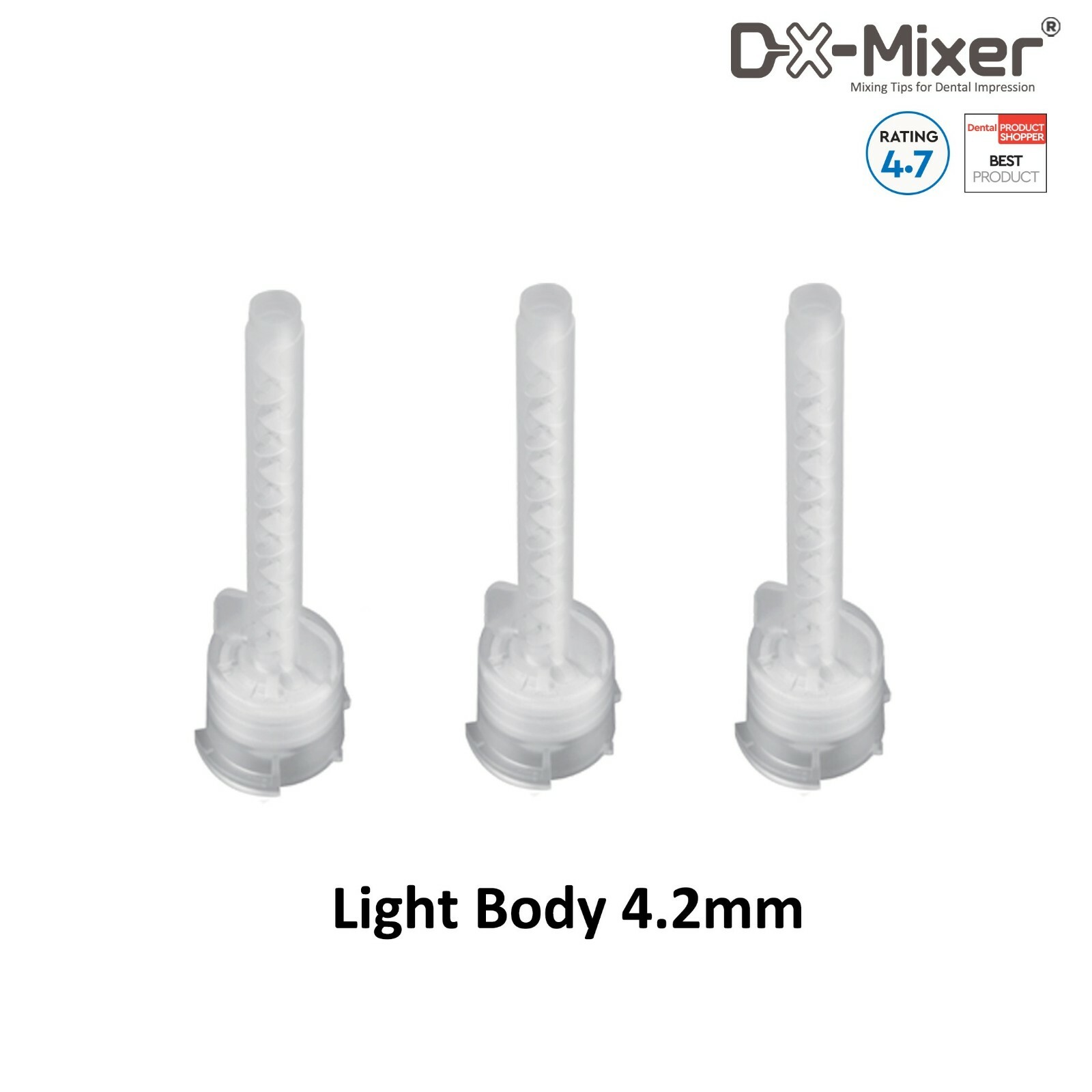 48 mixing tip Light Body Dental HP Mixing Tips DX-Mixer® 48pcs