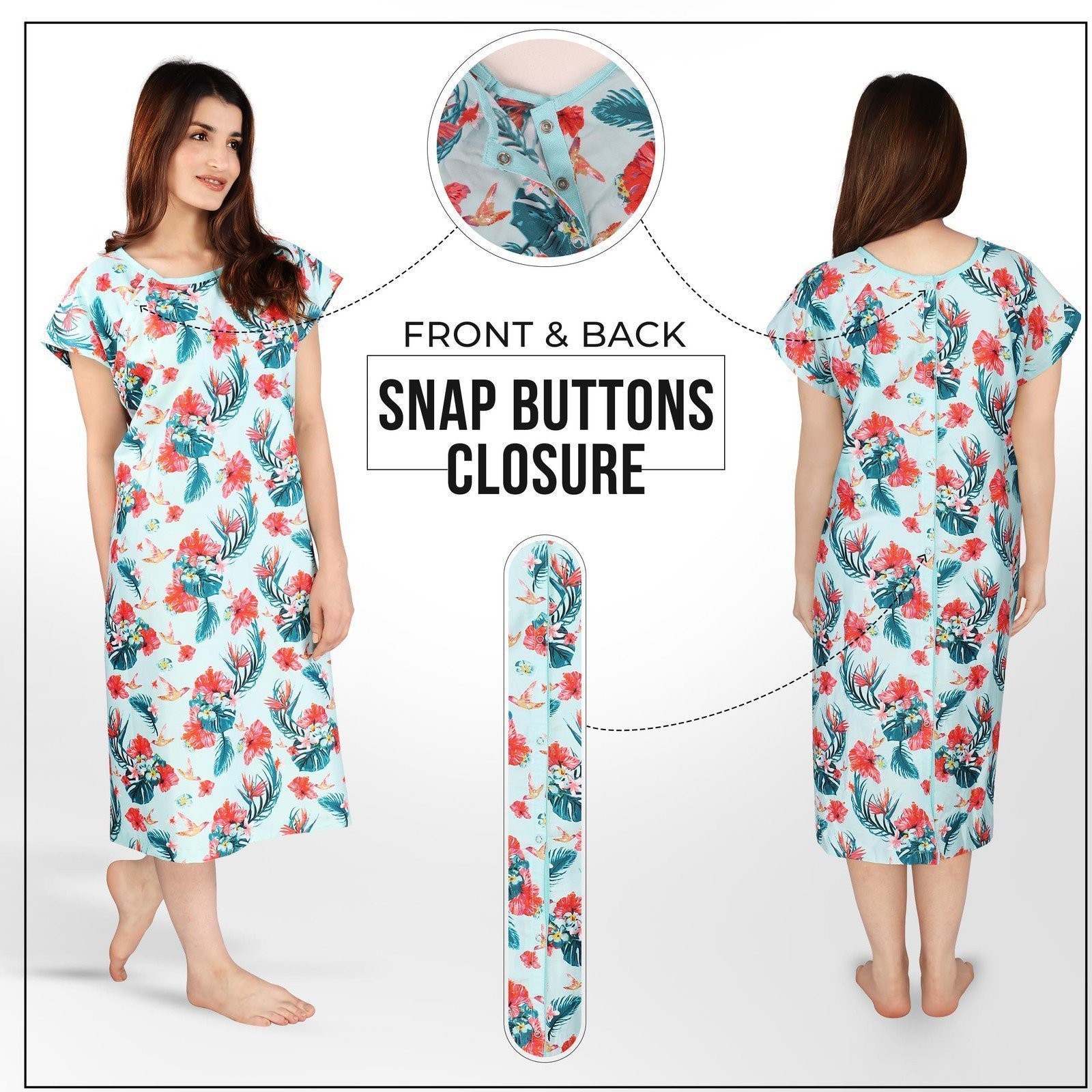 Utopia Care Women’s Hospital Gown Soft Comfortable and Stylish Patient Gown,…