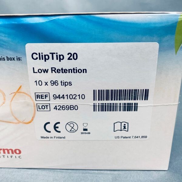Thermo Scientific Pipette Tip ClipTip 20 ul Low Retention 10 Racks