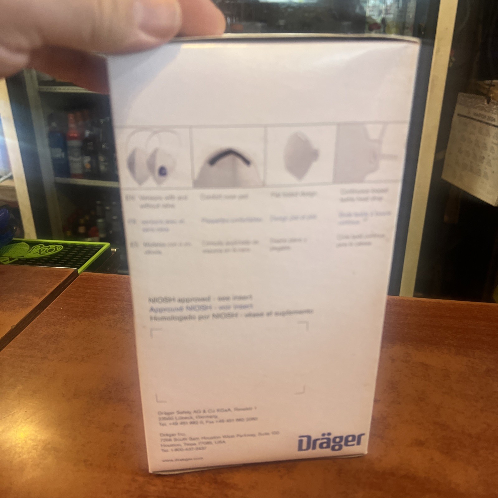 40 Masks Drager X-plore 1750 N95-40ct 2 Boxes 20 Each Brand New In Box 01/2025