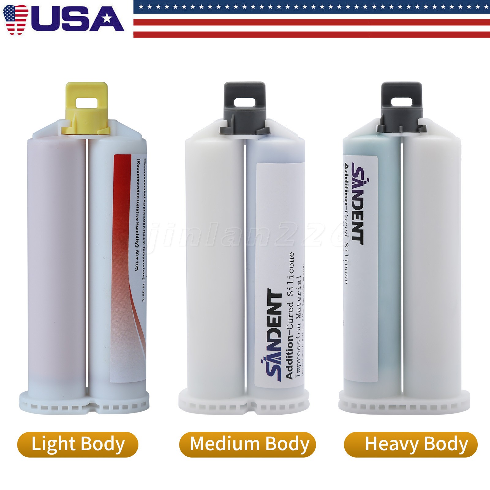 20x50ml Fast Set Light/Medium/Heavy Body Dental VPS Impression Material