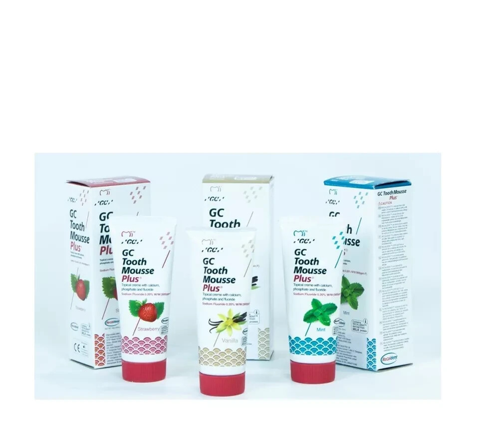 GC Tooth Mousse Plus topical tooth crème strengthen Tooth Surface Tube of 40gm