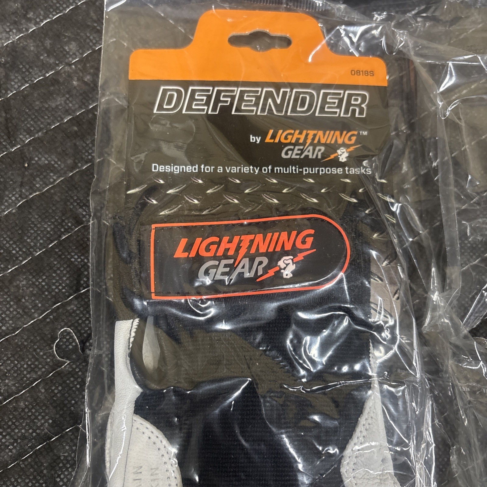 4Pk Small Liberty Lightning Gear Defender Goatskin Leather Mechanics Work Gloves