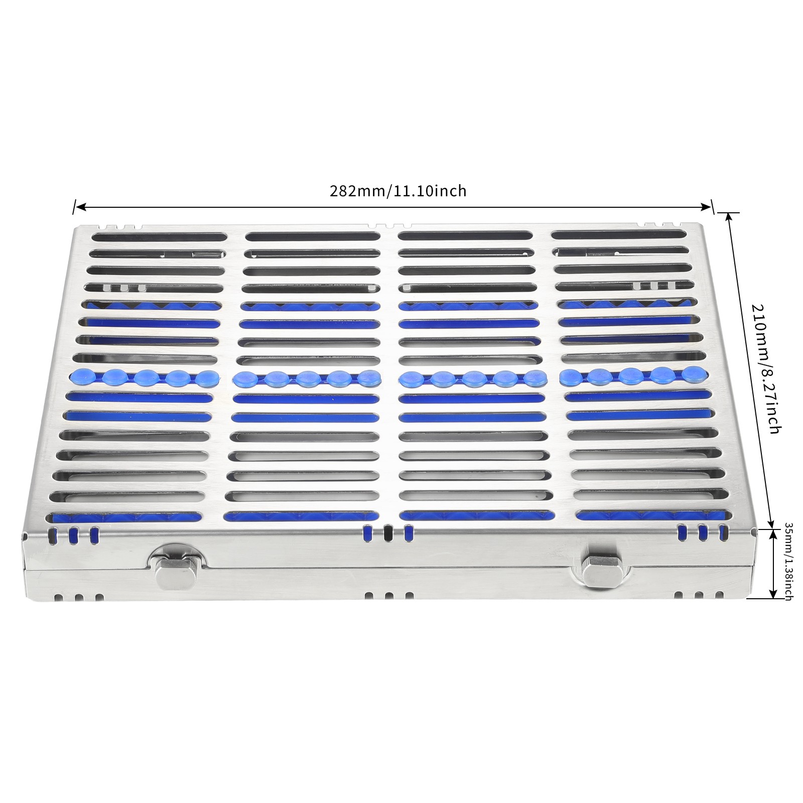 1-20 X DENTAL AUTOCLAVE STERILIZATION CASSETTE RACK TRAY FOR 20 INSTRUMENTS