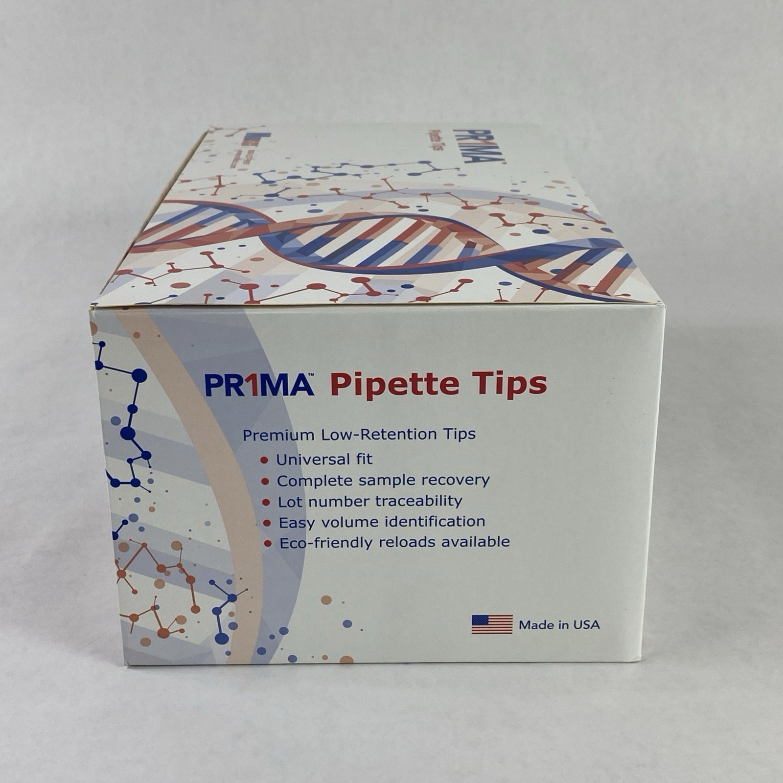 PR1MA PR-10XLRK-FL 10µl XL Clear Racked PR1MA Barrier Tips Case -4800 Total Tips