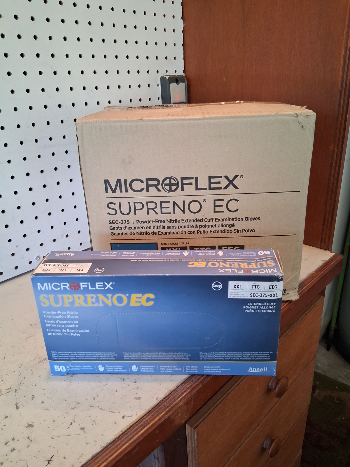 *500-Gloves* Microflex Supreno EC Extended Cuff PF Nitrile XX-Large SEC-375-XXL