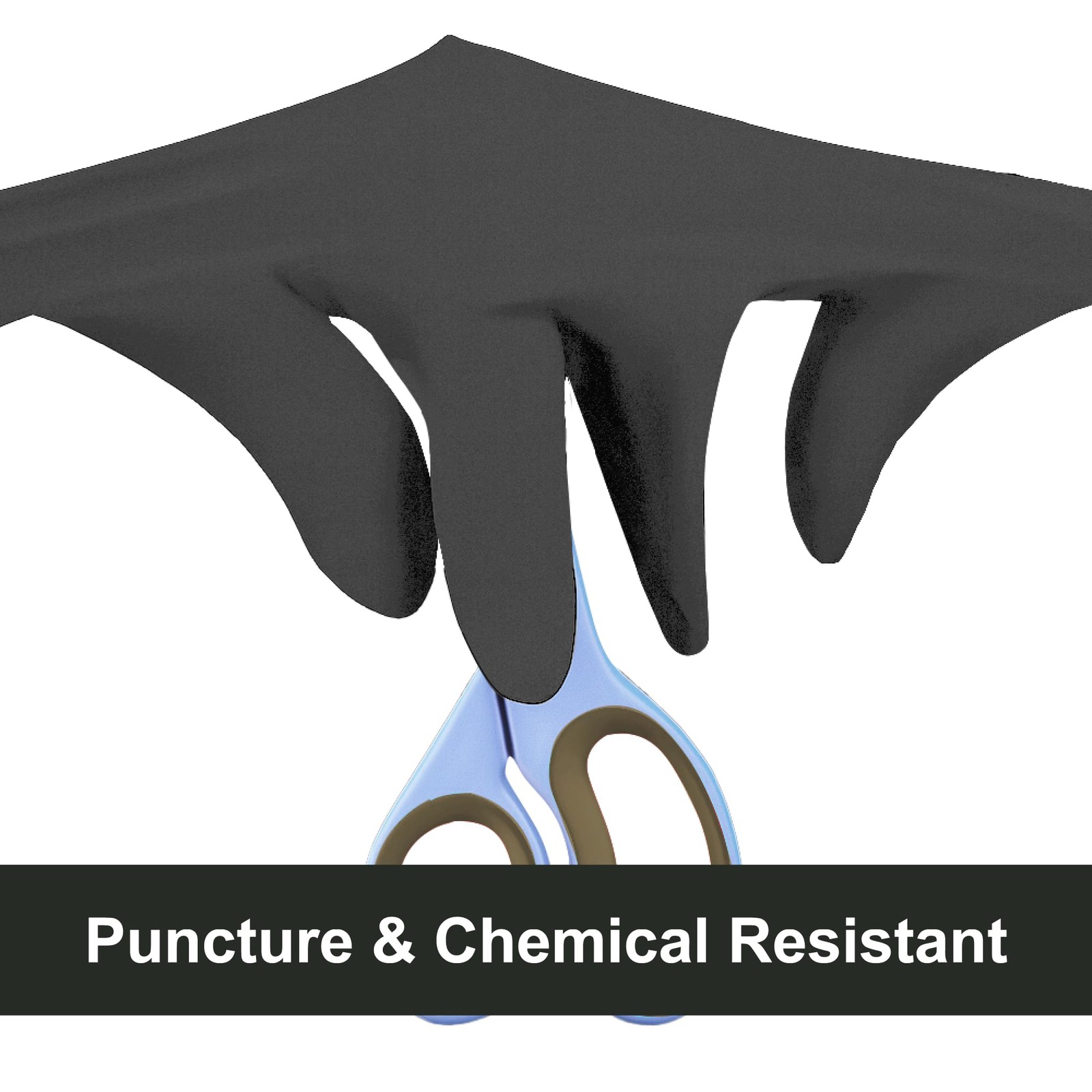 Black Nitrile Gloves 5 Mil Disposable for Food Service, Cooking, Professional…
