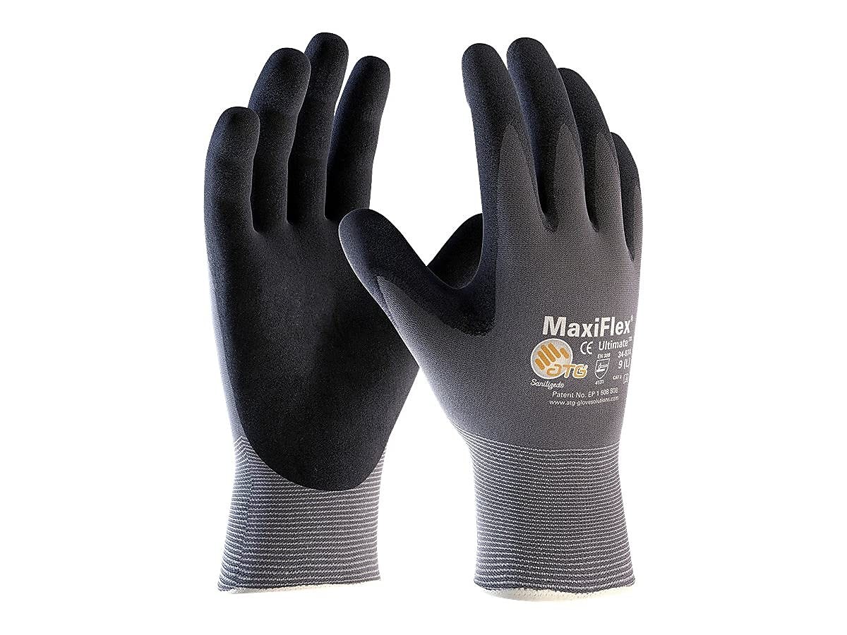Givenchy Pip 34-844/Xl Maxiflex Endurance Knit Glove X-Large Gray Pack Of 12