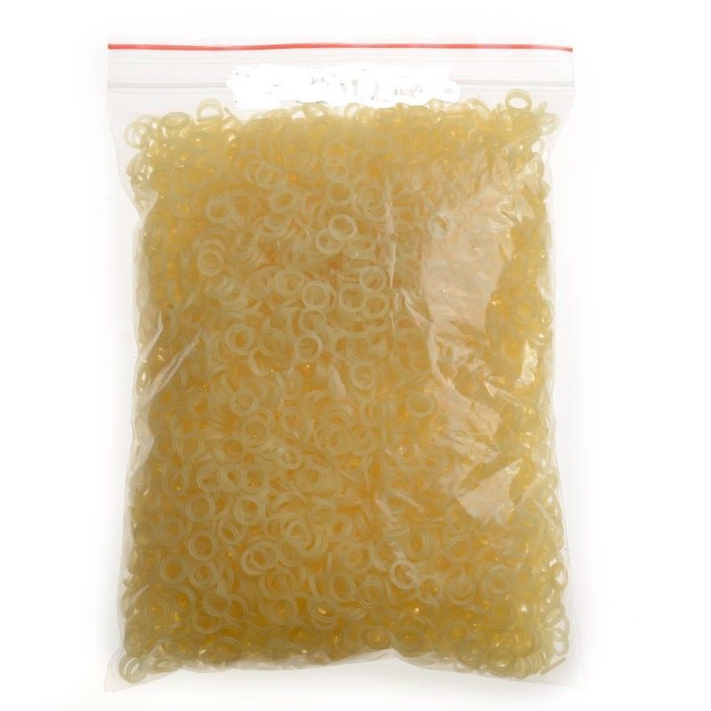 5000Pc Dental Elastic Rubber Band Orthodontic Yellow Elastic Brace 3.5/4.5/6.5OZ