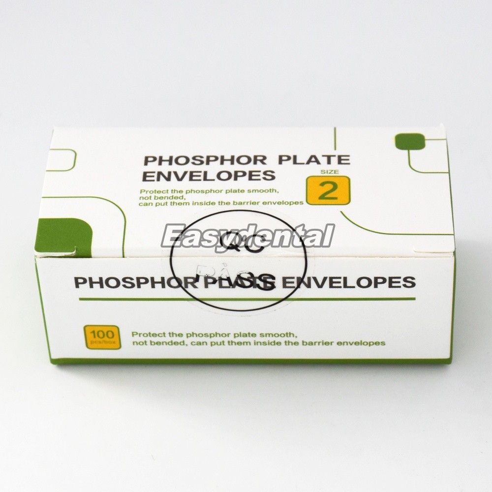 100Pcs Dental Carton Protective Covers Barrier Envelopes Phosphor Plate #0 #1 #2