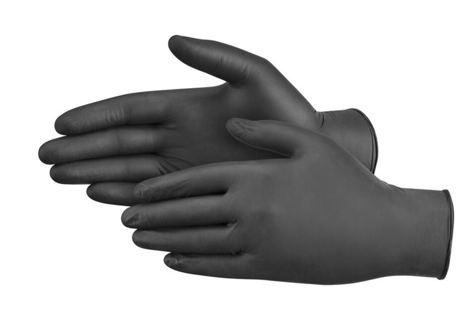 450 XX-LARGE Latex & Powder Free Black 5-ml Nitrile Glove Foodservice