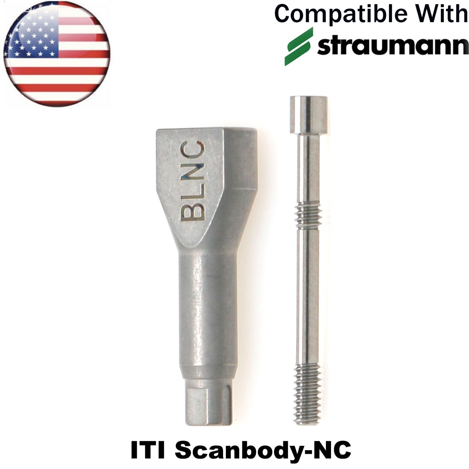 US Dental Lab Analog Implant Scan Body NC/RC Fit Straumann ITI BLT CAD/CAM