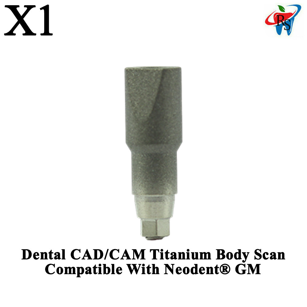Dental Lab CAD/CAM Titanium Scan Post Compatible With Neodent® GM