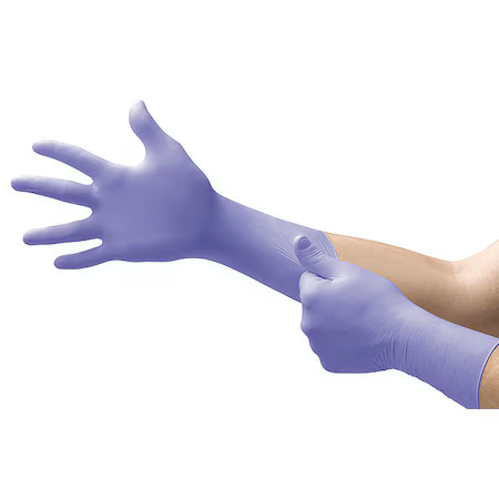 Ansell Sec-375-L Microflex Supreno, Nitrile Exam Gloves, 5.5 Mil Palm,
