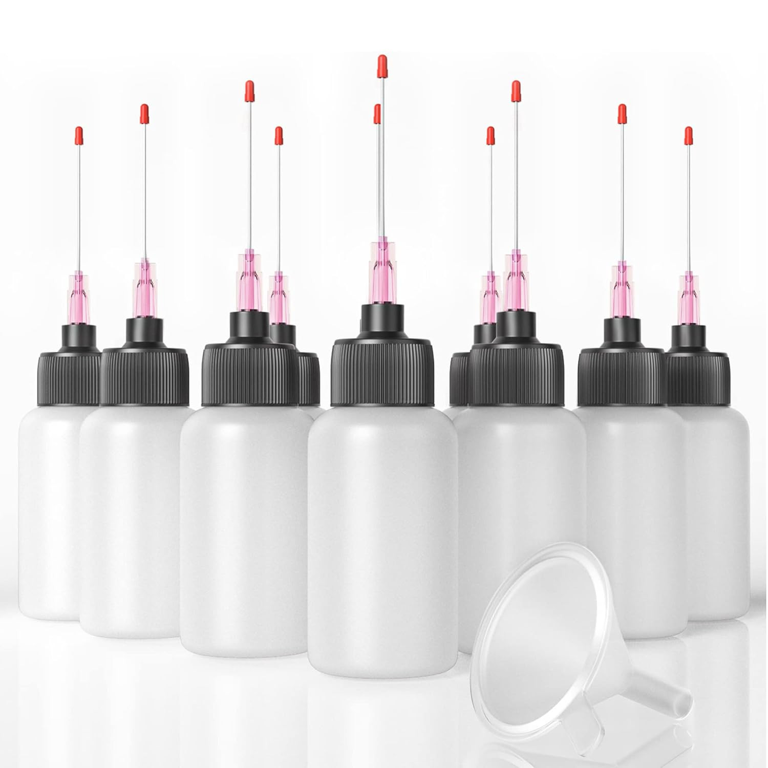 10 Pcs Needle Oiler (1 OZ), Precision Tip Applicator Bottle, LDPE Gun Oil Bottle