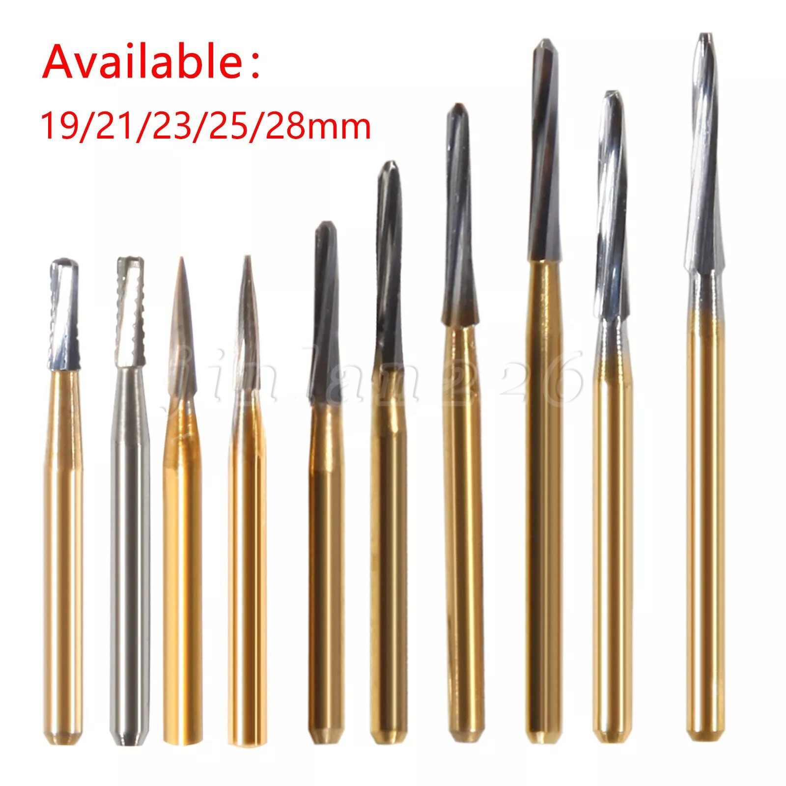 Dental Tungsten Carbide Burs Trimming & Finishing &Polishing FG Round High Speed